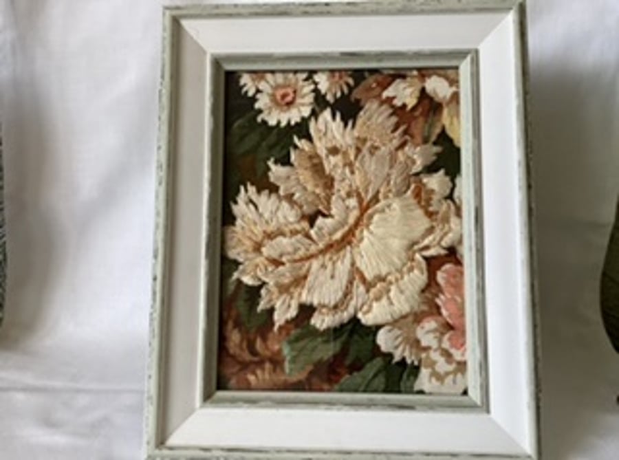 Embroidered frame