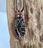 Natural Blue Labradorite & Copper Tree of Life Pendant Gift Crystal Jewellery  - Image 8