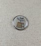 The Book Was Better - Book Lover Themed Badge - Large Resin Topped Pin Badge 1