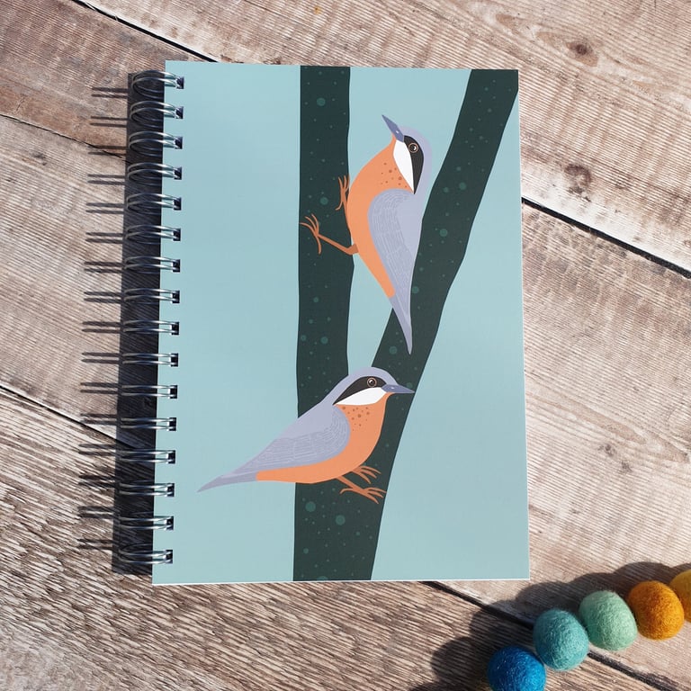 Nuthatch Woodland Bird Notebook