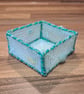 Small tray for small desk items - pale green and blue pattern with bobbles - Image 2