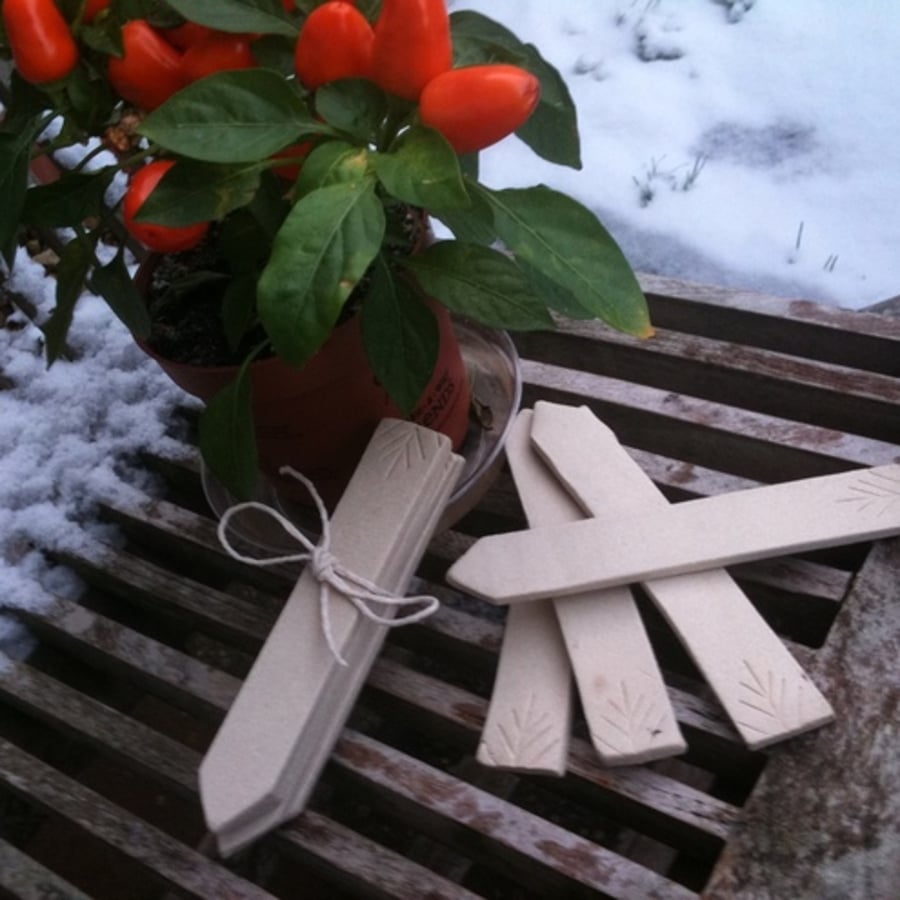 Ceramic Plant Markers - Pine Tree