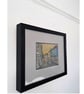 Framed Original Painting Modbury Devon Watercolour - Image 3