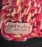 Matching Woman and Dog Snood Set – Handmade Coral Crochet Cowls - Image 4