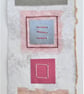 Colourful Combinations Grey Pink Handstitched Geometric Art Pictures - Image 3