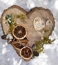 Rustic Christmas Wall Hanging with Dried Orange, Cinnamon & Pinecones. - Image 1