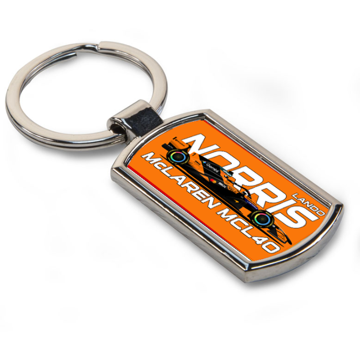 Lando Norris 2026 McLaren MCL40 F1 Keyring Gift