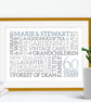 Personalised 60th Anniversary Word Art - Diamond - AN603 - Image 3