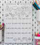 2027 Personalised Colouring Wall Calendar with Journal Prompts - Image 8