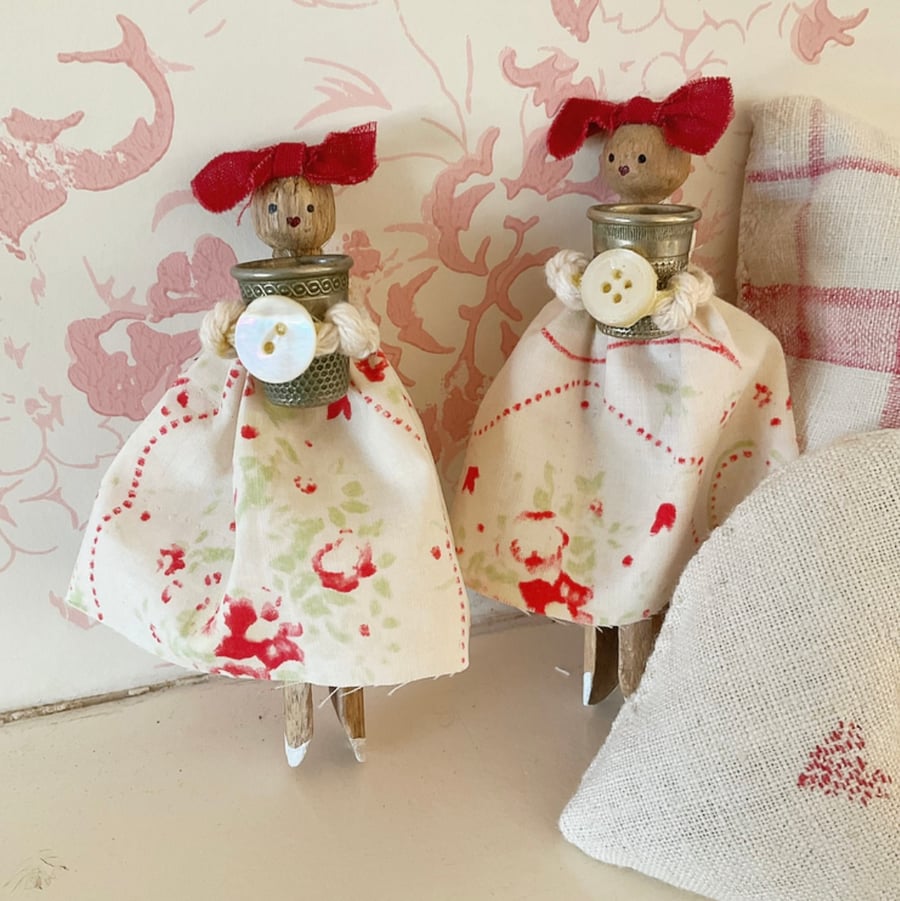 Thimble Peg Doll