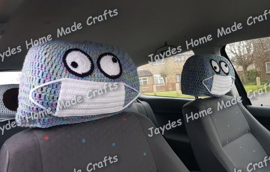 Crochet Crazy Doctor Headrest Covers