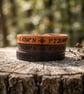 Adjustable Personalised Leather Coordinates Bracelet - Optional Secret Message  - Image 1