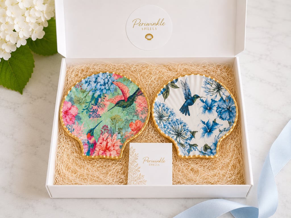Hummingbird Trinket Dishes 