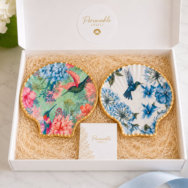 Hummingbird Trinket Dishes 