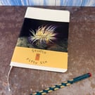 Notebook, Marine themed, A5 (ish), made from up-cycled and recycled materials.