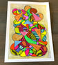       Abstract Art 'Floating Triangles.' - Image 3
