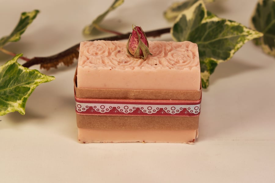 Rose Clay handcrafted soap