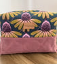 Handmade quilted boxy toiletry, makeup pouch - Image 3