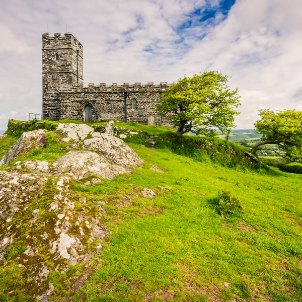 Photograph - Brentor  Church, Dartmoor, Devon - Limited Edition Signed Print