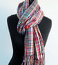 Sold - Multicoloured Houndstooth Scarf - Image 5