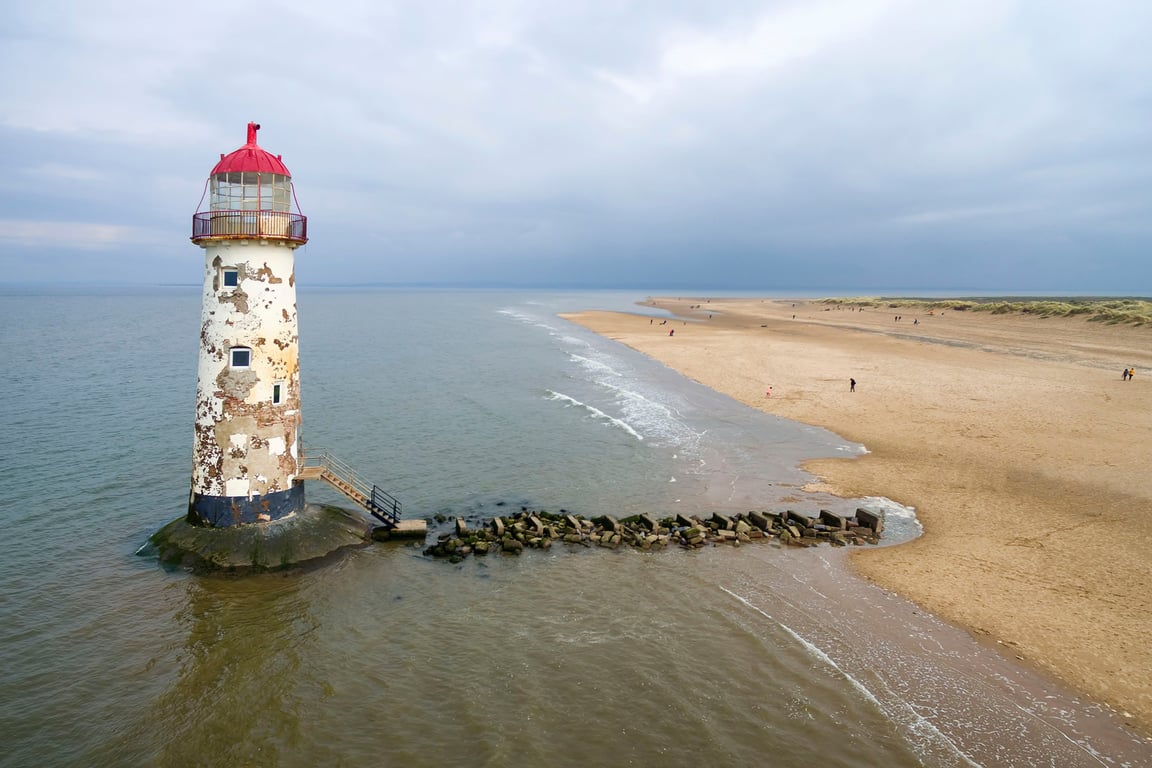 Talacre aerial 1 print
