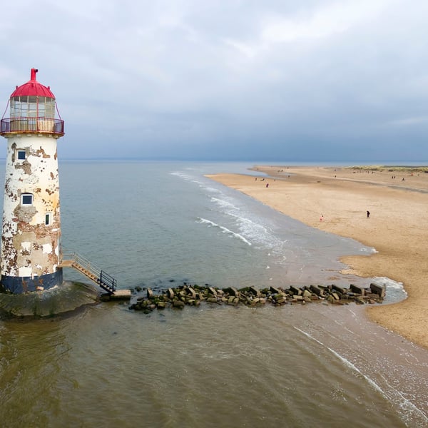 Talacre aerial 1 print
