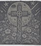 Celtic Cross Slate Coasters Set of 4, Celestial Moon & Stars, Cosmic Gothic Home - Image 5