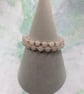 Rose quartz double strand stretchy bracelet - Image 4