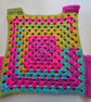 Retro crochet multi coloured vest top - Image 1