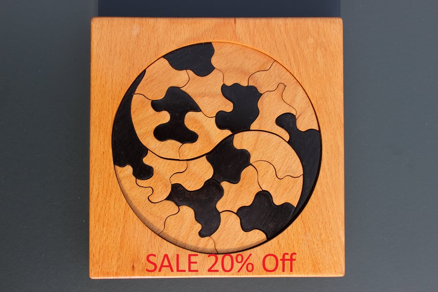 Yin Yang Jigsaw Puzzle (WJF1)