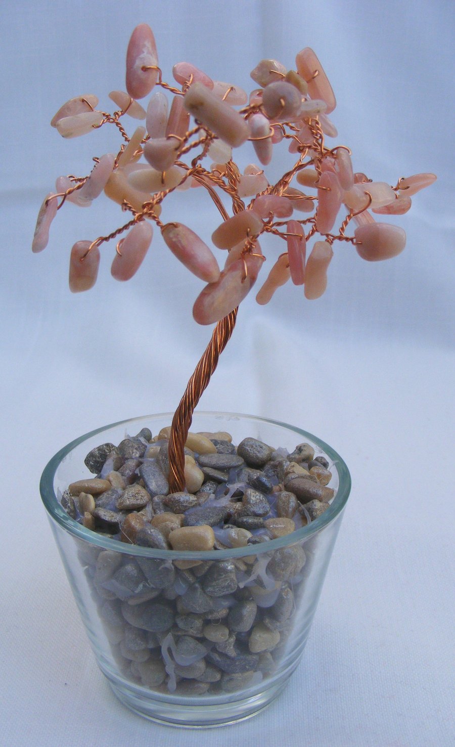 Pink Opal Gemstone tree of life