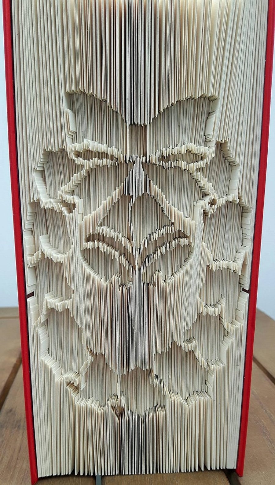 Christmas Wreath CUT & FOLD Book Folding Pattern - EMAILED PDF PATTERN