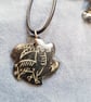 Hand Crafted Turkish Black stone Unisex Pendant - Image 2