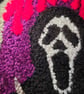 Scream Movie Ghost Face Inspired Church Window Punch Needle Art  - Image 3