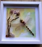 Golden Hour Dragonfly Box Frame - Image 1