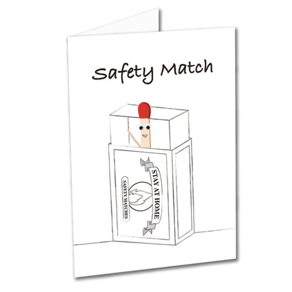 Matchstick Men - Safety Match - Covid-19