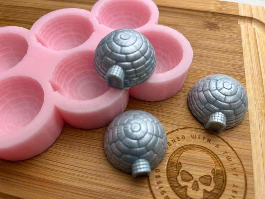 3d Igloo Wax Melt Silicone Mold for Wax. Igloo Wax Melt Silicone Mould.