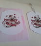 Card and gift tag set. Any occasion card. Ref 440
