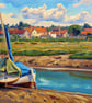 A4 Print North Norfolk Blakenley Boats 