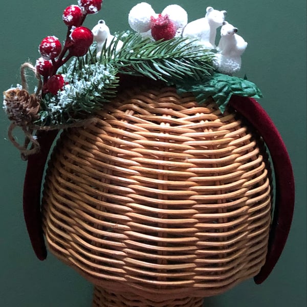 Polar bear Winter wonderland headband 