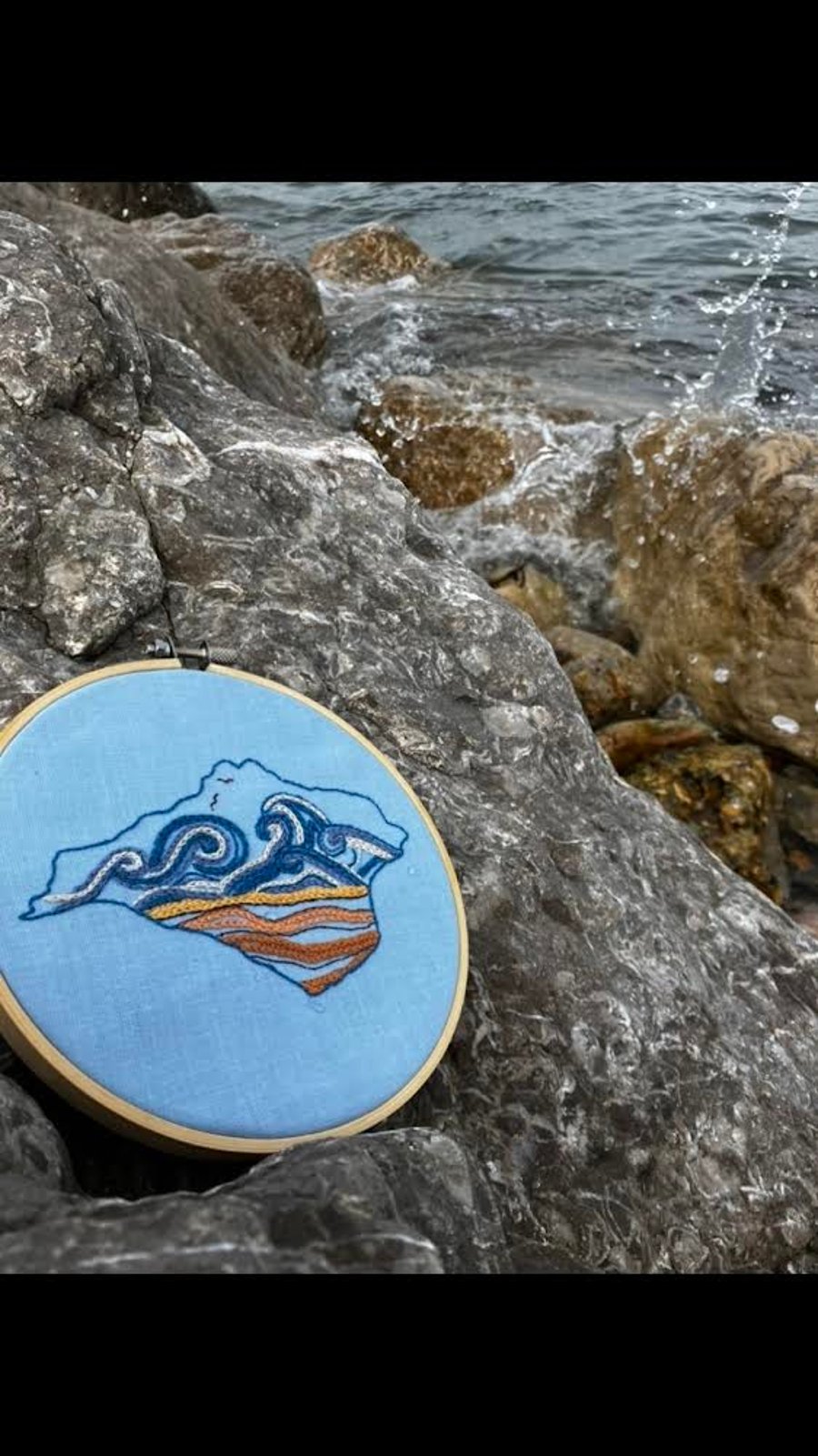 Solent Sands embroidery kit