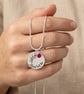 Personalised Fairy Angel Necklace with Birthstone - Gift Boxed - Free Delivery