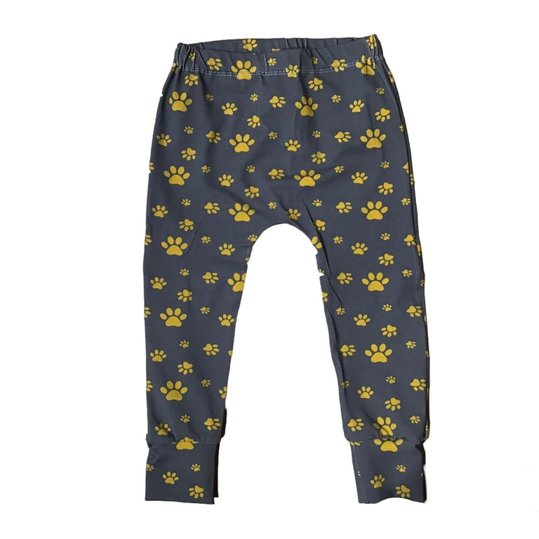 Paw Prints cuffed leggings - sizes up to 5 years