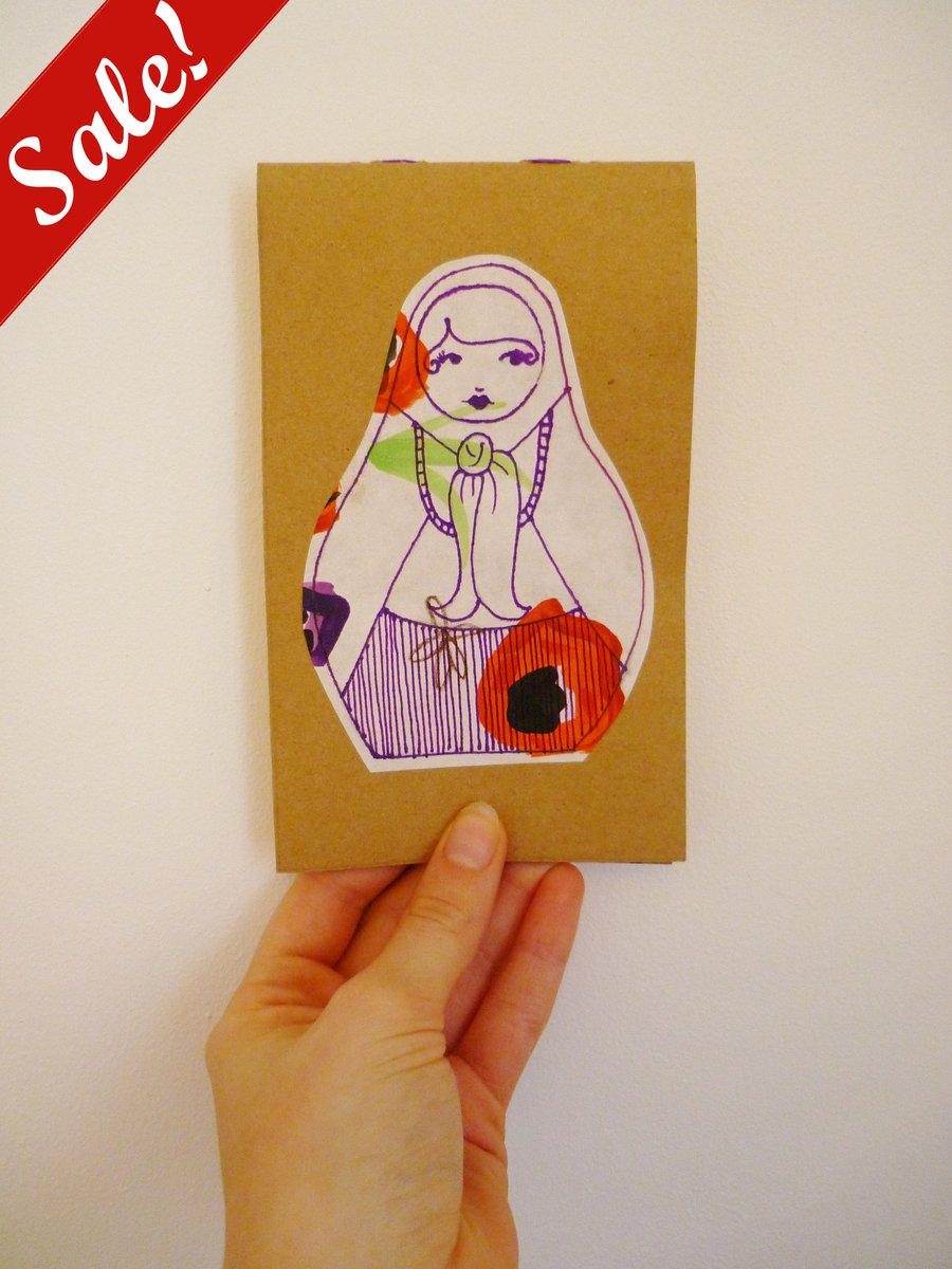 Sale -50% off! - Russian Doll Reporters Notebook