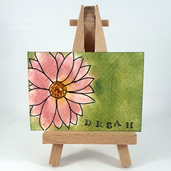 ACEO - hand drawn daisy