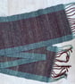 Rust and grey diamonds scarf - Image 3