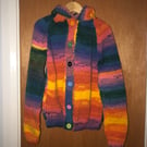 Cardigan hoodie