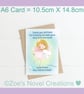 Tooth Fairy A6 Greetings Card, portrait card, personalised - Image 6