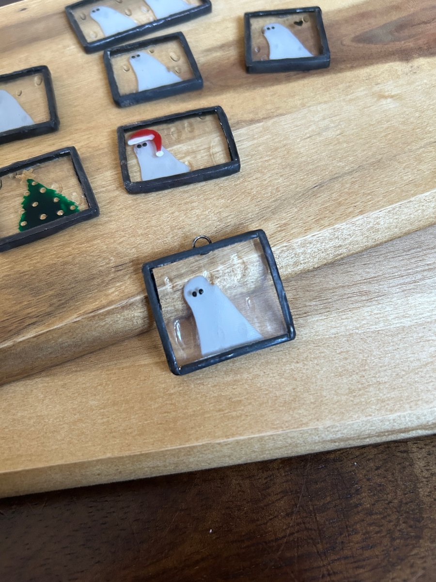 Miniature Phantom Ghost Portrait - Lonely Ghost 
