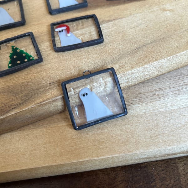 Miniature Phantom Ghost Portrait - Lonely Ghost 
